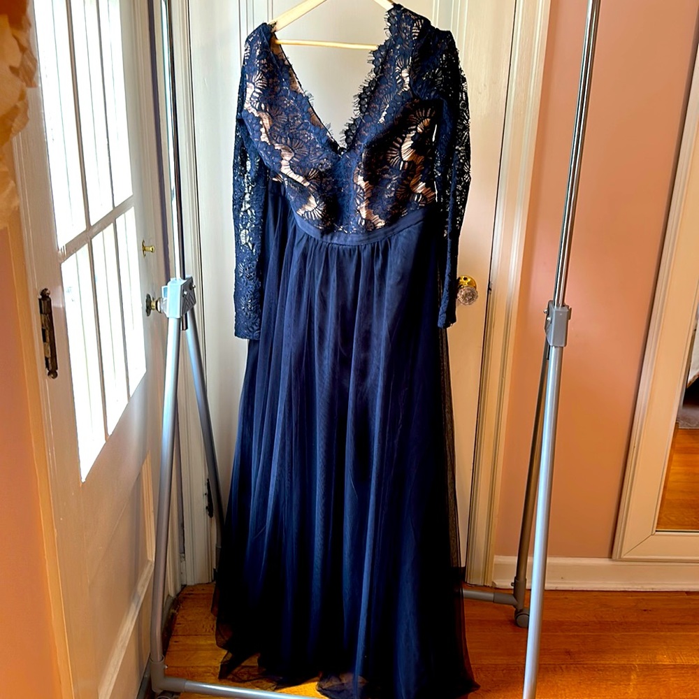 Navy Formal maxi dress